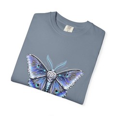 Chrome Lunar Moth Signal Graphic T-Shirt