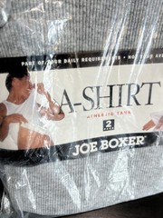 Vtg Joe Boxer A-Shirt Athletic Tank Gray 2 Pack Size 2XL 50-52