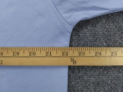 Unbranded T-Shirt Mens Large Blue Turtleneck Long Sleeve Cotton Polyamide