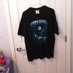 Winterland Jerry Garcia Grateful Dead Black W Blue Graphic Tee Crew Neck XL