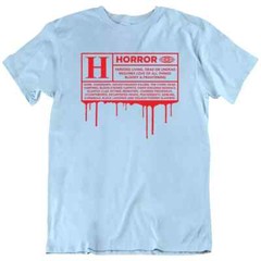 Rated H For Horror Scary Funny Movie Fan T Shirt Tee Gift New