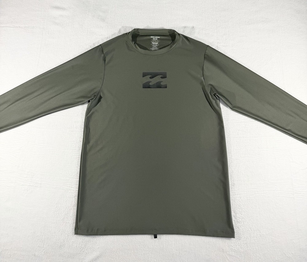 Billabong Men’s OD Green All Day Wave Loose Fit Stretch UPF 50+ Surf Shirt, 2XL