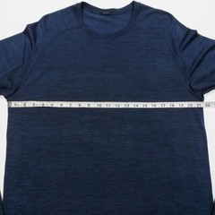 Lululemon Metal Vent Tech 2.0 Blue Crew Neck Long Sleeve Running T-Shirt L Large