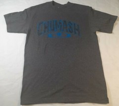 Shaka Active Mens Dark Gray Short Sleeve T Shirt Chumash Native Nation Size Med
