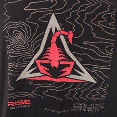 Rise Armament T Shirt Mens Size Large Black 2nd Amendment Firearms