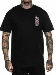 Sullen Men’s T-shirt TALENT BREWERS Jet Black Tee Tattoo Skull Premium Quality