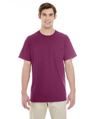 Gildan Adult Heavy Cotton 5.3 oz. Taped Neck Pocket T-Shirt G530 S-3XL