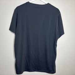 Marine Layer Mens Weekend Sport T-Shirt Large Strips Navy Blue Soft Performance