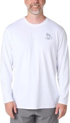 Hang Ten Men’s Long Sleeve Sun Tee, UPF 50+, Quick-Dry Fabric, Lightweight, XL