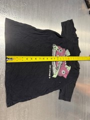 Converse Boys T-Shirt Black Lizard Gecko Sneakers Graphic Tee Size Medium 10-12