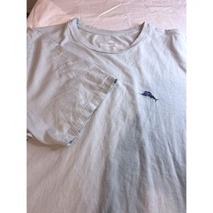 Tommy Bahama Size XXL Gray/Beige Sailboat Graphic Marlin T-Shirt 223-ST226399