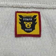 Human Made Japan Nigo Raglan Thermal Knit Long Sleeve Crew Men XL Boxy Cropped