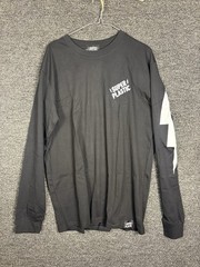 Super Plastic Mens T Shirt Size L Black Long Sleeve SuperPlastic Streetwear