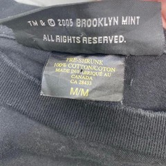Vintage 2005 Brooklyn Mint Notorious B.I.G. 4 Panel Headshot Hip Hop T-Shirt