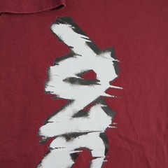 Shaka Wear Super Max Heavy 100% Cotton Maroon Red Graffiti Print Shirt Men’s XL