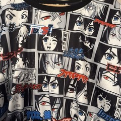 Fresh Prints Of Tokyo Mens Anime Comic T-shirt 3XL Drill Clothing Company