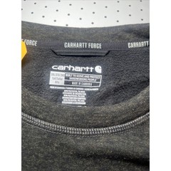 Carhartt Force Heavyweight Thermal Crew Shirt 3XL Tall Gray Fleece Workwear
