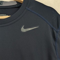 Nike Shirt Men’s M Navy Blue Pro Combat Dri-FIT Compression Athletic Training