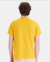 Hanes 5170 5XL EcoSmart Crewneck Short Sleeve Tee Pit to Pit 31″ Unisex Gold