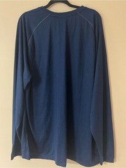 adidas Climalite Long Sleeve Tee Collegiate Navy