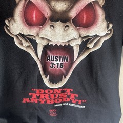 Vintage WWF Stone Cold Steve Austin Don’t Trust Anybody 1998 T-Shirt Size YL