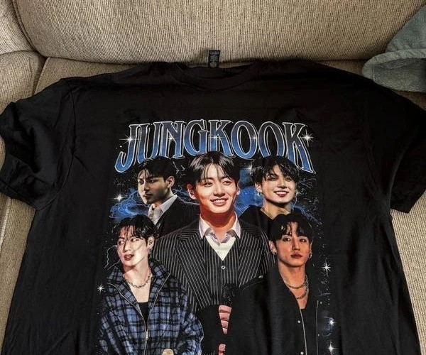 Jung Kook 90s Vintage T-Shirt, Jung Kook Kpop Tee, Fan gift