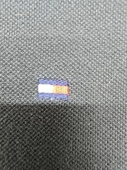 Tommy Hilfiger Men’s Polo Shirt Black Logo Slim Fit Size L – The 1985