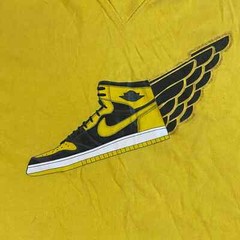 Jordan Retro 1 Shirt Men’s Large Basketball Yellow