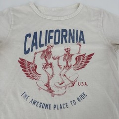 California Skater T-Shirt – Skeletons Skateboarding – Mens Small Tee