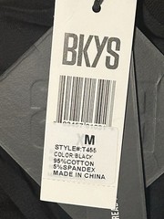 BKYS Live Fast Die Young Graphic T-Shirt Men’s Medium Black Cotton Stretch NWT