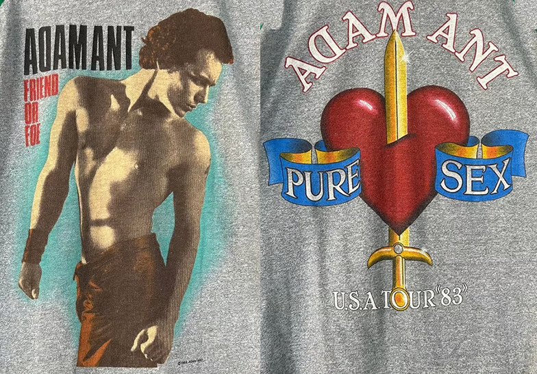 Adam Ant Pure Sex USA Tour 2sides T-shirt S to 5XL UR241