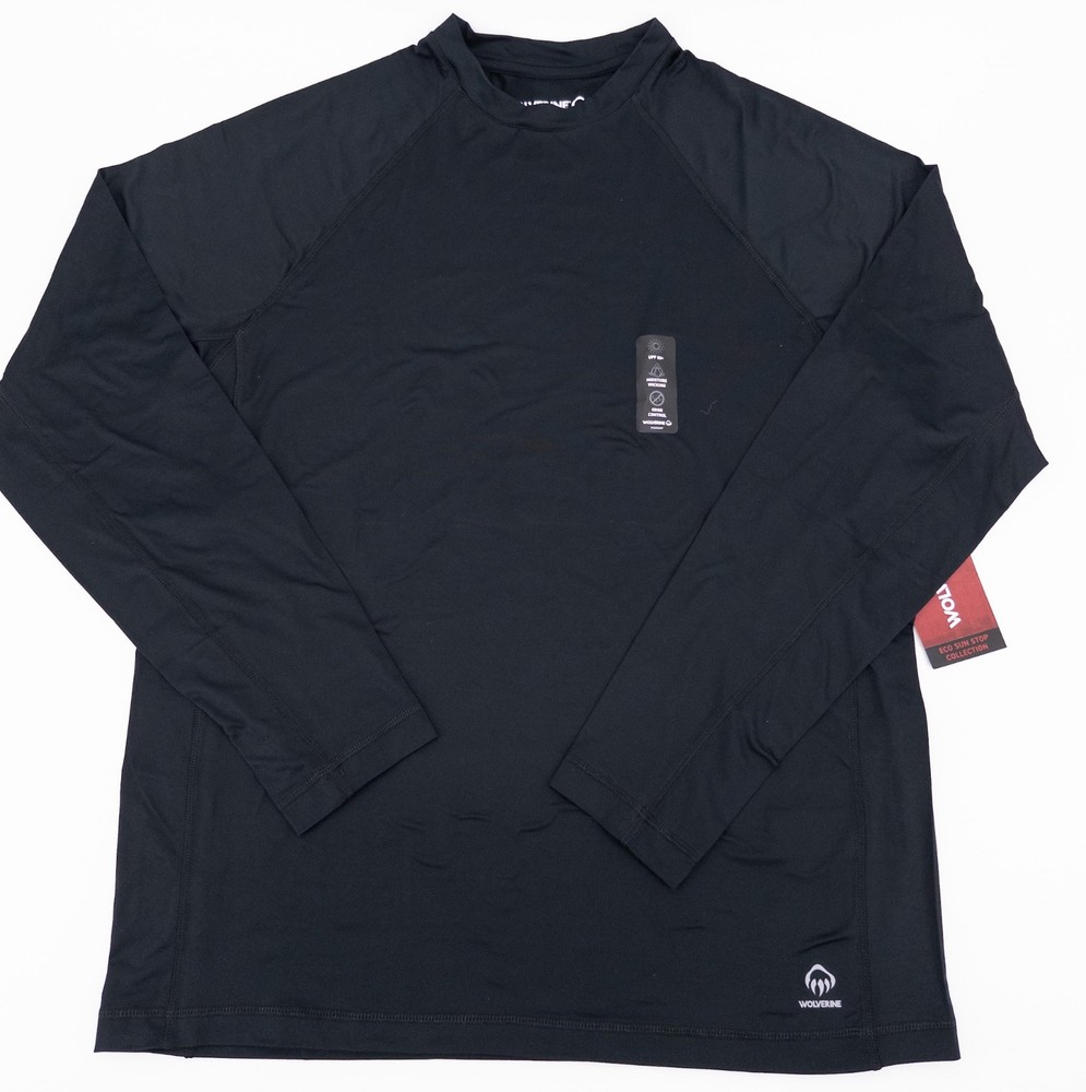 Wolverine Men’s Sun Stop Eco Long Sleeve UPF 40+ Lightweight Quick-Dry Shirt