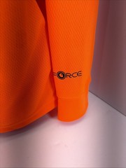 Carhartt Men’s High-Visibility Long-Sleeve Class 3 T-Shirt Bright Orange Med NEW