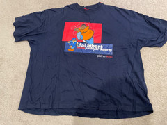 platinum fubu shirt men size 3x fat Albert screen print Cosby 80’s cartoon vntg