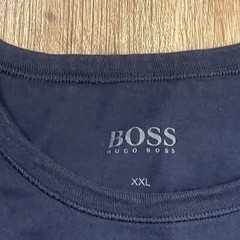 Hugo Boss Tee Shirt Men’s Sz 2XL Navy Blue Classic Preppy Old Money Basic