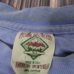 Vintage Brian Head Shirt Mens XL Prairie Mountain Made USA Nature Graphic 90s