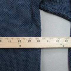 Aspesi Shirt Mens 50 Long Sleeve Crew Neck Blue Lightweight Casual Outdoors