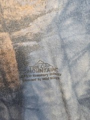 Vintage The Mountain Bald Eagle Waterfall Tie-Dye T-Shirt – Size XL – USA Made