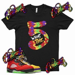 Black “What The” T Shirt for J1 5 WHAT THE – Grape Oregon Sail Bel Air Top 3