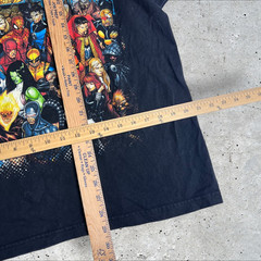 Vintage Marvel Mad Engine Civil War Super Hero Promo T Shirt Size L