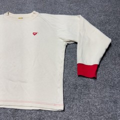 Human Made Japan Nigo Raglan Thermal Knit Long Sleeve Crew Men XL Boxy Cropped