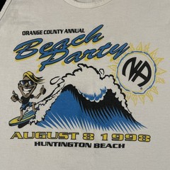 VTG NA August 8,1998 ORANGE COUNTY Annual BEACH PARTY Huntington Beach MensTANK
