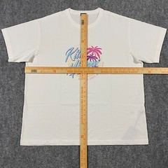 Kith Miami Design District Exclusive Neon Script Tee Shirt Adult XXL White Mens