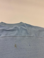 Vintage Stedman Shirt Mens Large Blue Blank Crewneck Short Sleeve Tee Basic
