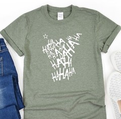 HAHAHA Shirt, Joker Laugh T-Shirt, Joker Tee, Oversize Shirt, Joker Lover Gift