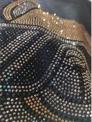 New Fashion Rhinestone Bear Short Sleeve Luxury Men T-Shirt All Sizes Plus Size