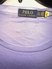Polo Ralph Lauren Shirt Mens 3LT Blue Classic Pony Tee Crew Neck Golf 639