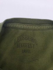 Leesburg Bikefest 2014 Small Green Event Men Shirt..#2934