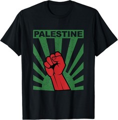 Free Palestine Propaganda-Style Palestine Fist Unisex T-Shirt