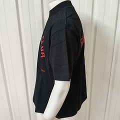 Illicit Bloc Running Club T-Shirt Black Small/Large 300GSM 100% Cotton Boxy Fit